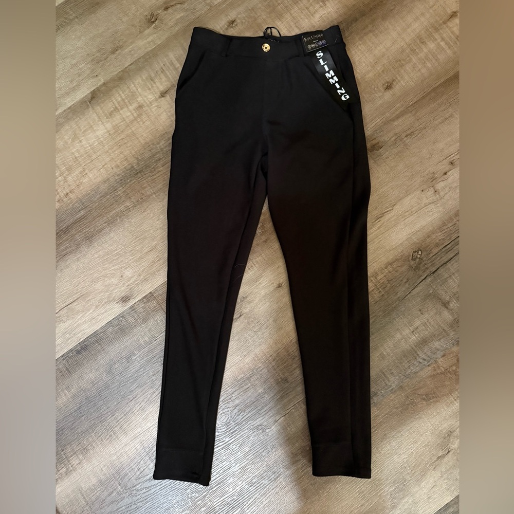 Kay Unger Slimming Black Pants Size Small πππ - Picture 5 of 7